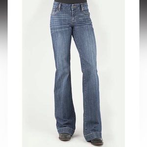 Stetson Jeans Women's Size 8 Long No. 214 City Trouser Bootcut Wide Leg